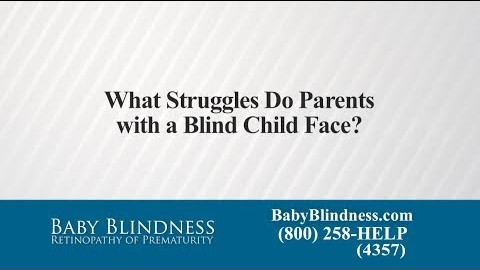 parents of blind babies face